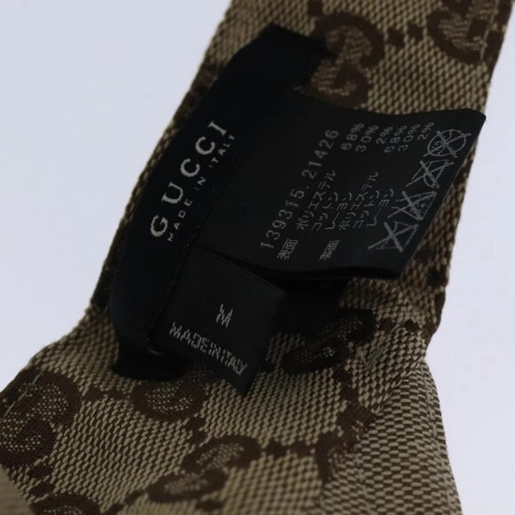 GUCCI GG Canvas Sherry Line Sun Visor M Beige Yellow Auth - Picture 10 of 14